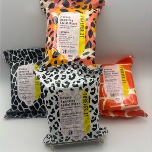 Forever 21 Colorful Makeup Removing Wipes Set